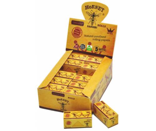 Hornet Premium Ρολό Slim - Ακατέργαστο Unbleached 5m - Τιμή: 0,90€