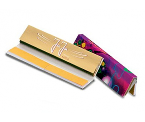 JaJa Χαρτάκια - Gold - King Size Slim με Τζιβάνα - Τιμή: 1,93€