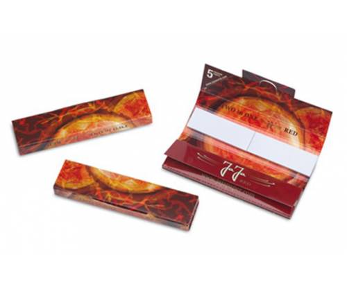 JaJa Χαρτάκια - Red - King Size Slim με Τζιβάνες - Τιμή: 1,31€