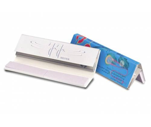 JaJa Χαρτάκια - Silver - King Size με Τζιβάνες - Τιμή: 1,93€