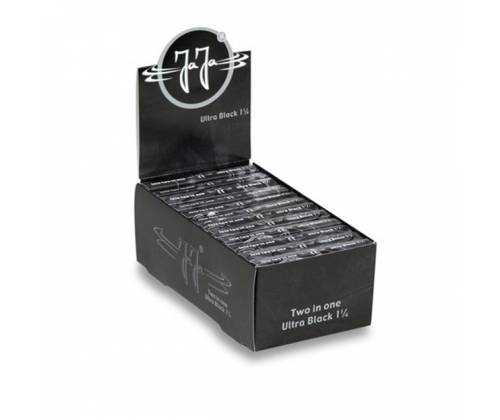 JaJa Χαρτάκια - Ultra Black - 1¼ με Τζιβάνες - Τιμή: 1,63€