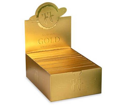 JaJa Χαρτάκια Gold NEW - King Size Slim με Τζιβάνα 32φ. - Τιμή: 2,00€