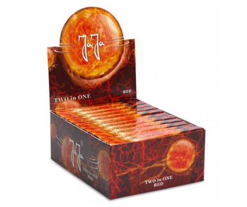 JaJa Χαρτάκια - Red - King Size Slim με Τζιβάνες - Τιμή: 1,31€