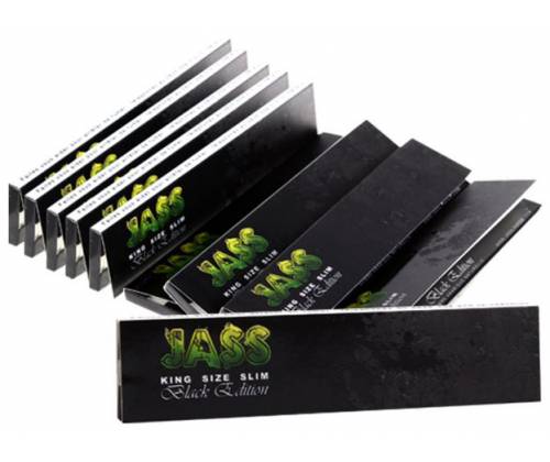 Jass Χαρτάκια Premium Black Edition - King Size Slim - Τιμή: 0,90€