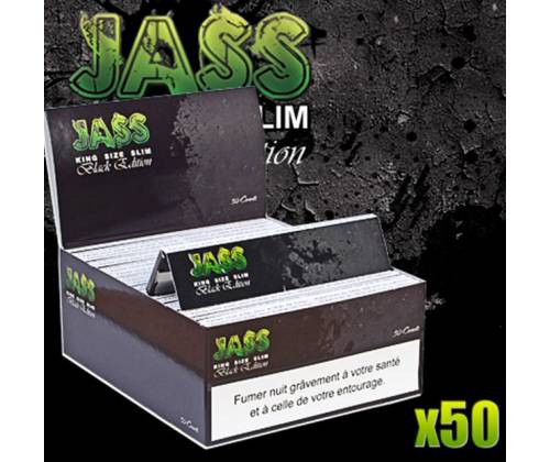 Jass Χαρτάκια Premium Black Edition - King Size Slim - Τιμή: 0,90€
