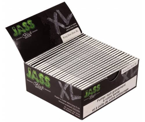 Jass Χαρτάκια Premium Black Edition - King Size Slim XL 32φ. - Τιμή: 1,10€