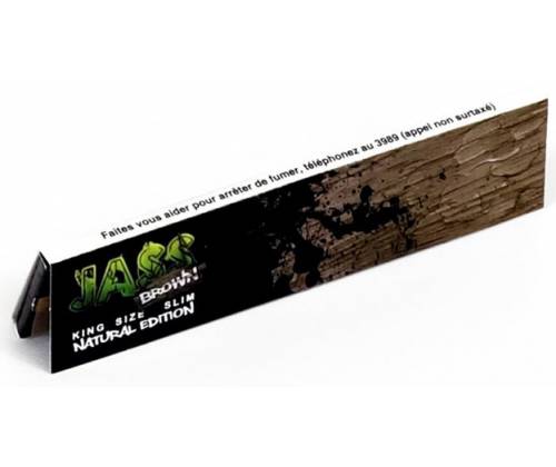 Jass Χαρτάκια Ακατέργαστο Premium Natural Edition - King Size Slim 32φ - Τιμή: 0,90€