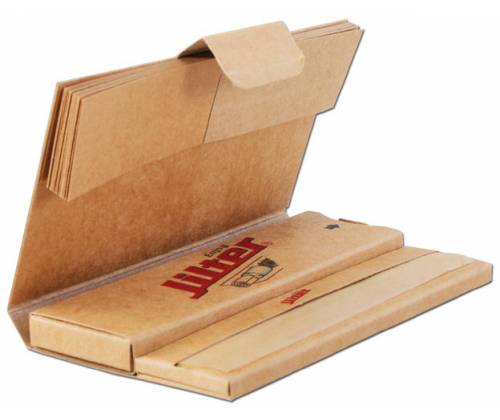 Jilter Χαρτάκια Premium Smoke Kit Ακατέργαστο - King Size Slim 32φ. + Tips - Τιμή: 2,80€