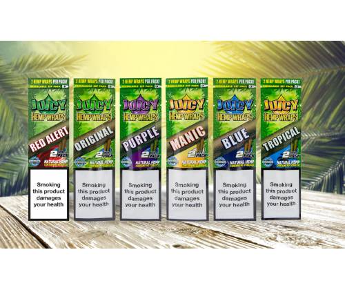 Juicy Hemp Blunt Wraps Πουρόφυλλα - Black 'N Blueberry - Τιμή: 0,55€