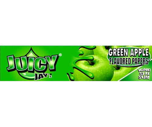 Juicy Jays Χαρτάκια - King Size Slim - Πράσινο Μήλο - Τιμή: 1,60€