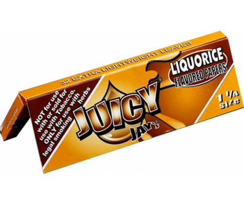 Juicy Jays Χαρτάκια - Γλυκόριζα - Τιμή: 0,99€
