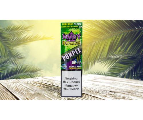 Juicy Hemp Blunt Wraps Πουρόφυλλα - Σταφύλι - Τιμή: 0,55€