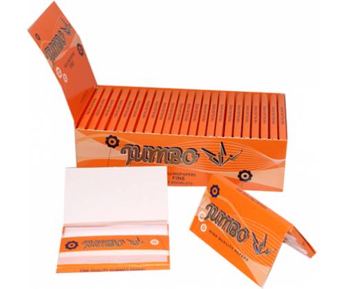 Jumbo Χαρτάκια - Fine Double - Πορτοκαλί 25τεμ. - Τιμή: 7,25€
