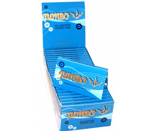 Jumbo Χαρτάκια - Super Fine Double - Μπλε 25τεμ. - Τιμή: 7,25€