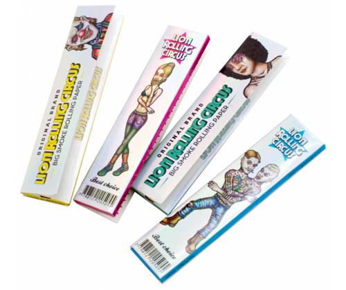 Lion Rolling Circus Χαρτάκια Big Smoke - KS Silver Λευκό Χαρτάκι - Τιμή: 0,99€