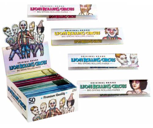 Lion Rolling Circus Χαρτάκια Big Smoke - KS Silver Λευκό Χαρτάκι - Τιμή: 0,99€