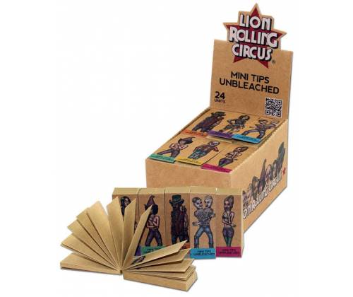 Lion Rolling Circus Tips Τζιβάνα Unbleached - Σπαστή Mini - Τιμή: 0,50€
