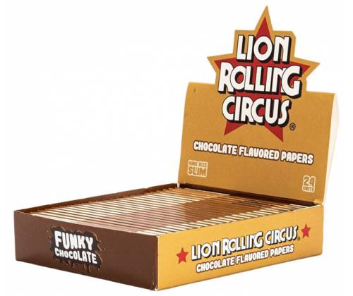 Lion Rolling Circus Χαρτάκια 32φ. King Size - Σοκολάτα (Funky Chocolate) - Τιμή: 2,10€