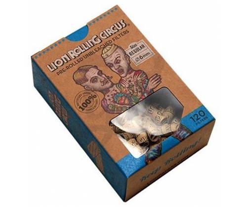 Lion Rolling Circus Tips Τζιβάνα Unbleached - Προτυλιγμένη 120τεμ. - Τιμή: 3,90€