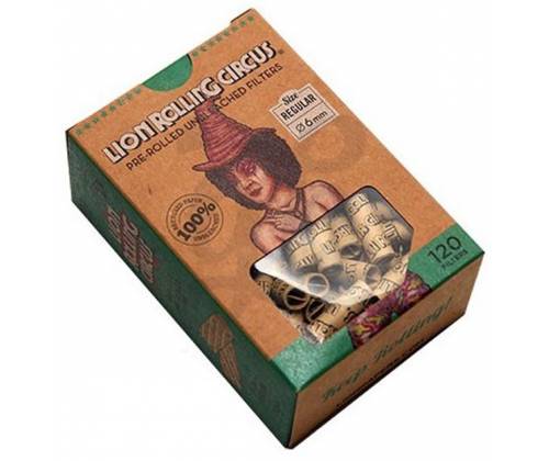 Lion Rolling Circus Tips Τζιβάνα Unbleached - Προτυλιγμένη 120τεμ. - Τιμή: 3,90€