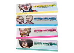 Lion Rolling Circus Χαρτάκια 1¼  - Silver Λευκό Χαρτάκι