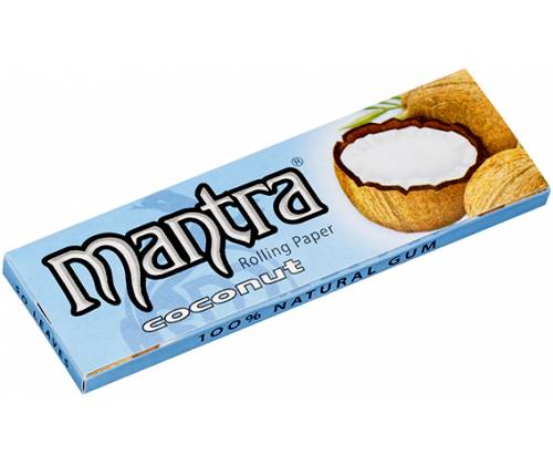 Mantra Flavored Rolling Papers - Coconut - 1¼ -  Price: 1,59€