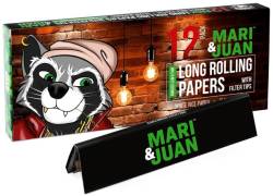 Χαρτάκια Mari & Juan King Size Slim με Τζιβάνα 32φ. - 12τεμ.