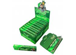 Monkey King Χαρτάκια Πράσινο Αρωματικά - Smellpack Green King Size Slim με Τζιβάνα