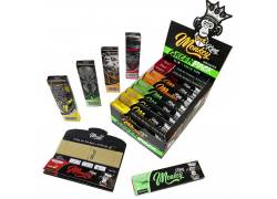 Monkey King Χαρτάκια Ακατέργαστο - Green Animals King Size Slim με Τζιβάνα