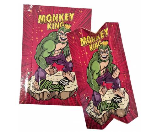 Monkey King Paper Tray Stand Card - Red Small (13.5x9.5cm) -  Price: 0,35€