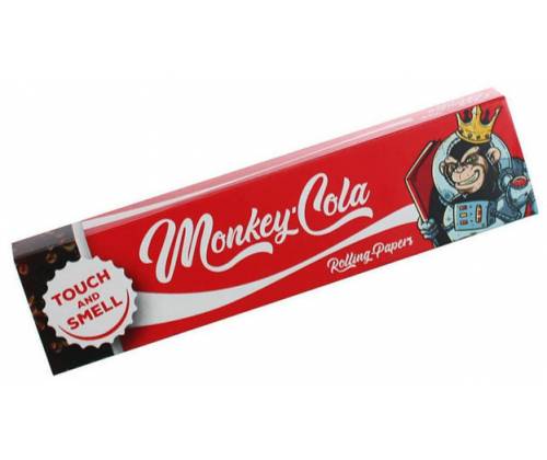 Monkey King Χαρτάκια Red Cola - King Size Slim με Τζιβάνα - Τιμή: 2,20€