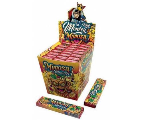 Monkey King Χαρτάκια Mimosa - King Size Slim με Τζιβάνα - Τιμή: 2,20€
