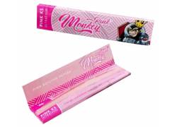 Monkey King Χαρτάκια Ροζ - Pink King Size Slim 32φ.