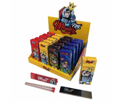 Monkey King Χαρτάκια Σετ  με Τζιβάνες και Κύλινδρο Αποθήκευσης - Μαύρο - Τιμή: 3,30€