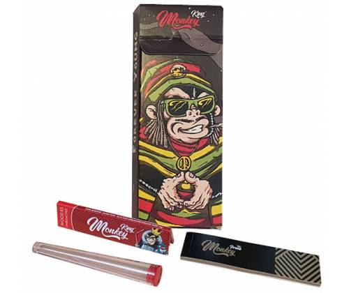 Monkey King Χαρτάκια Σετ  με Τζιβάνες και Κύλινδρο Αποθήκευσης - Μαύρο - Τιμή: 3,30€