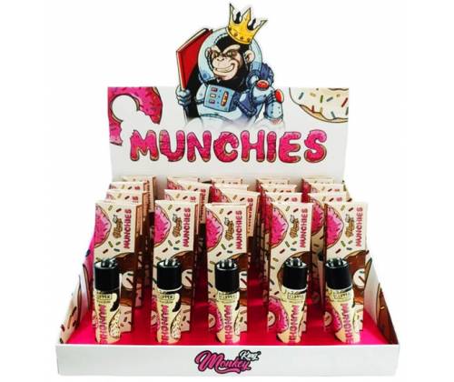 Monkey King Χαρτάκια Ακατέργαστο - Munchies King Size Slim με Τζιβάνα & Αναπτήρας Clipper Munchies -  Price: 3,90€