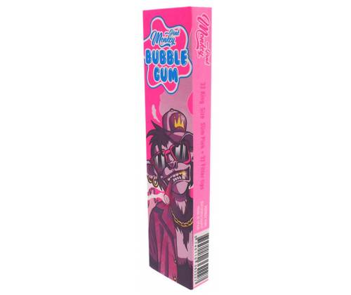 Monkey King Χαρτάκια Bubble Gum - King Size Slim με Τζιβάνα 32φ. - Τιμή: 2,20€