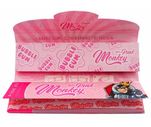 Monkey King Χαρτάκια Bubble Gum - King Size Slim με Τζιβάνα 32φ. - Τιμή: 2,20€