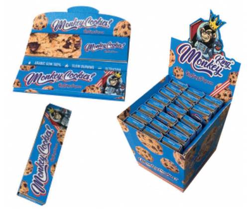 Monkey King Χαρτάκια Cookies - King Size Slim με Τζιβάνα -  Price: 2,20€