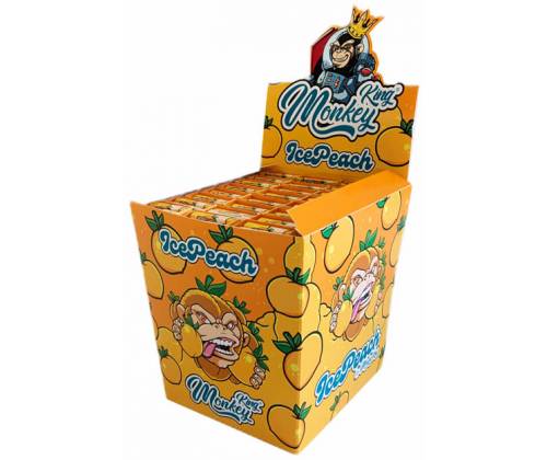 Monkey King Χαρτάκια Peach Ice - King Size Slim με Τζιβάνα 32φ. - Τιμή: 2,20€