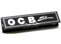 OCB Premium Χαρτάκια - Μαύρο - King Size Slim