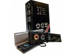 OCB Premium Χαρτάκια - Μαύρο - King Size Slim με Τζιβάνες 32τεμ.