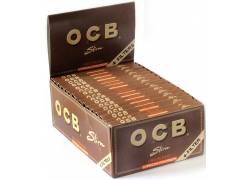 OCB Unbleached Χαρτάκια - Ακατέργαστο - King Size Slim με Τζιβάνες 32τεμ.