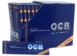 OCB Χαρτάκια - Ultimate - King Size Slim με Τζιβάνες 32τεμ.