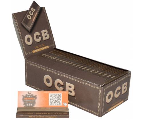 OCB Rolling Papers - Unbleached 50pcs -  Price: 12,90€