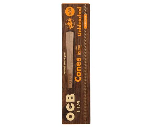 OCB Cone Κώνος Ακατέργαστο Slim Unbleached x30 - 1¼ - Τιμή: 7,50€