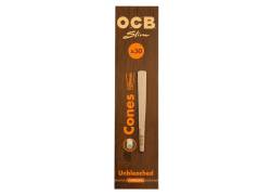OCB Cone Κώνος Ακατέργαστο Slim Unbleached x30 - King Size