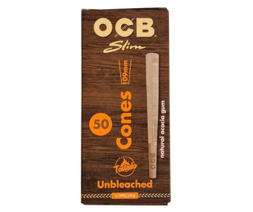 OCB Cone Κώνος Ακατέργαστο Slim Unbleached x50 - King Size - Τιμή: 10,50€