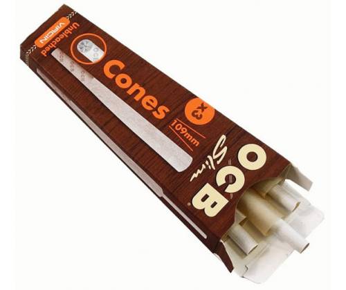 OCB Cone Κώνος Ακατέργαστο Slim Unbleached x3 Pocket - King Size - Τιμή: 1,80€