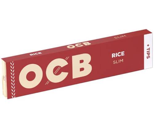 OCB Χαρτάκια Rice King Size Slim & Τζιβάνες 32τεμ. - Τιμή: 32,40€